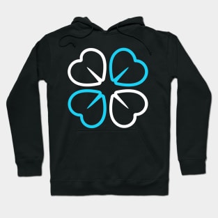 Four-Leafed Clover Icon Hoodie